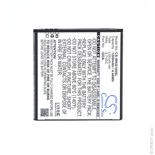 [ENIGML901554] Blister(s) x 1 Batterie téléphone portable pour Wiko 3.7V 1200mAh
