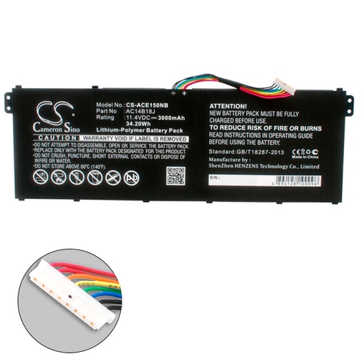 [ENIIML91721] Batterie(s) Batterie ordinateur portable 11.4V 3000mAh