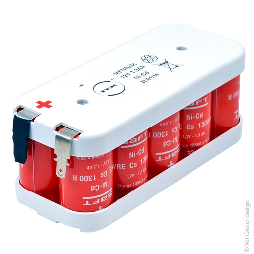 [ENIMFN0038] Batterie(s) Batterie Nicd 10x SC VRE 10S1P ST2 12V 1.6Ah Fast