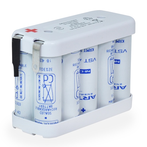 [ENIMFN0059] Batterie(s) Batterie eclairage secours 10x AA VT 10S1P 12V 800mAh Cosses 5mm