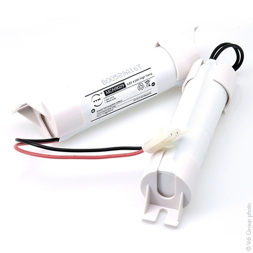 [ENIMGN9029] Unité(s) Batterie eclairage secours 2D+2D ST5 Twin Stick Fils + AMP 4.8V 4Ah