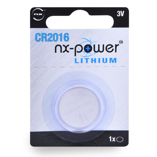 [ENIPBL9004] Blister(s) x 1 Pile bouton lithium blister CR2016 3V 80mAh