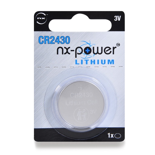 [ENIPBL9007] Blister(s) x 1 Pile bouton lithium blister CR2430 3V 280mAh