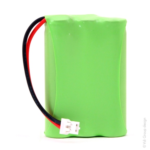 [ENITGH9004] Blister(s) x 1 Batterie téléphone fixe 3*AAA 3.6V 700mAh Conn