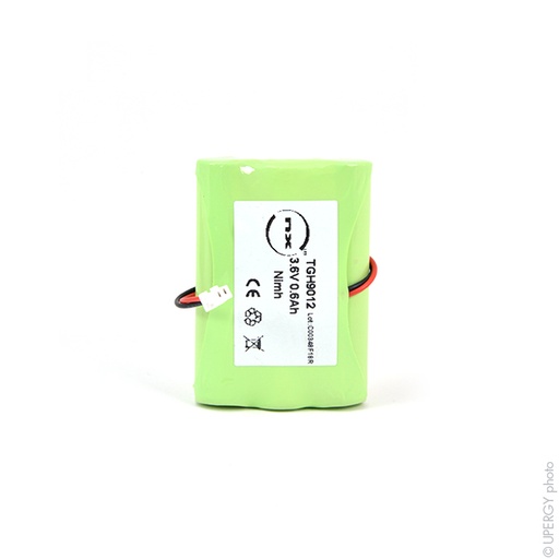 [ENITGH9012] Blister(s) x 1 Batterie téléphone fixe 3*AAA 3.6V 600mAh Conn