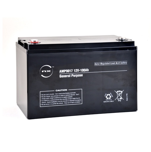 [ENIAMP9017] Unité(s) Batterie plomb AGM NX 100-12 General Purpose 12V 100Ah M8-F
