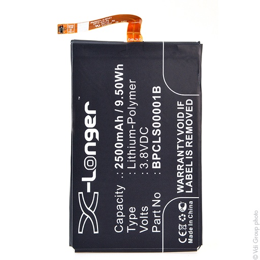 [ENIGML90849] Blister(s) x 1 Batterie téléphone portable pour BlackBerry 3.8V 2500mAh