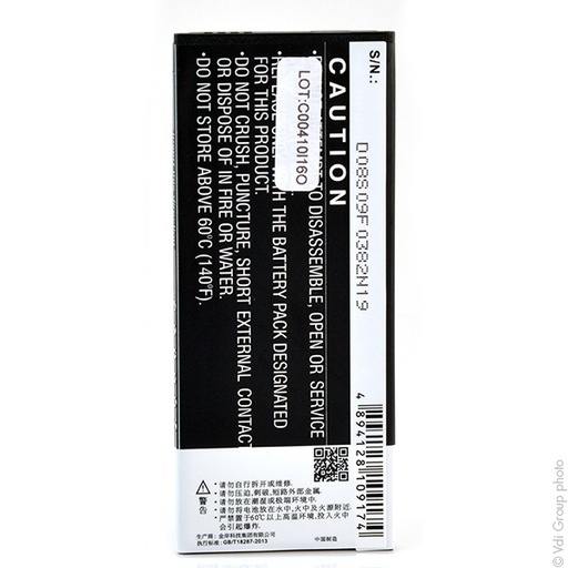 [ENIGML90871] Blister(s) x 1 Batterie téléphone portable pour Huawei 3.8V 2580mAh