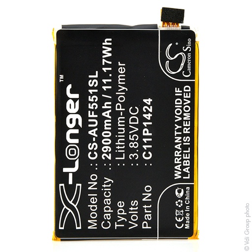 [ENIGML90919] Blister(s) x 1 Batterie téléphone portable pour Asus 3.85V 2900mAh