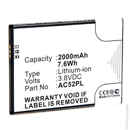 [ENIGML901060] Blister(s) x 1 Batterie téléphone portable pour Archos 3.8V 2000mAh