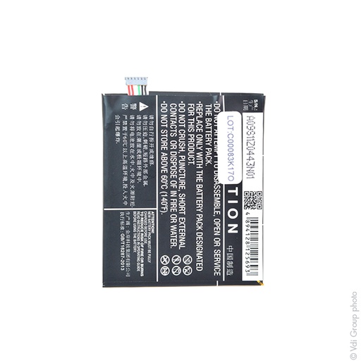 [ENIGML901266] Blister(s) x 1 Batterie téléphone portable pour HTC 3.85V 2200mAh