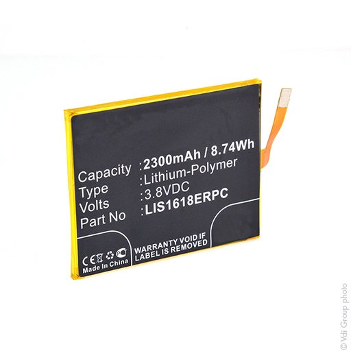 [ENIGML901331] Blister(s) x 1 Batterie téléphone portable pour Sony 3.8V 2300mAh