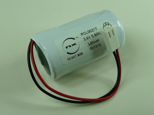 [ENIPCL00217] Pile(s) Pile lithium LSH14 C 3.6V 5800mAh MOLEX