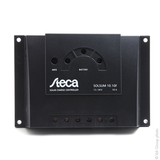 [ENISXX5908] Unité(s) Régulateur Solaire PWM 12V/24V-10A Steca Solsum 10.10F