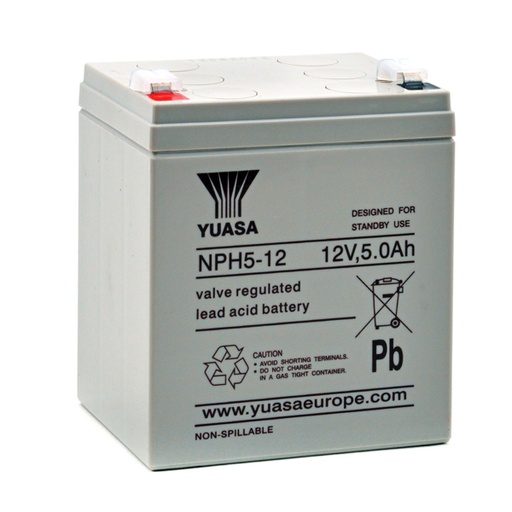 [ENIAMP9223] Batterie(s) Batterie onduleur (UPS) YUASA NPH5-12 12V 5Ah F6.35