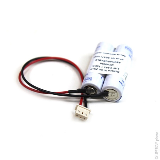 [ENIMXN0086] Batterie(s) Batterie eclairage secours 2x AA HT 2S1P ST1 2.4V 800mAh Molex