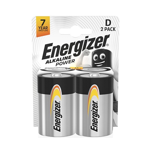 [ENIPCA2824] Blister(s) x 2 Pile alcaline blister ENERGIZER E95 LR20 1.5V 18Ah