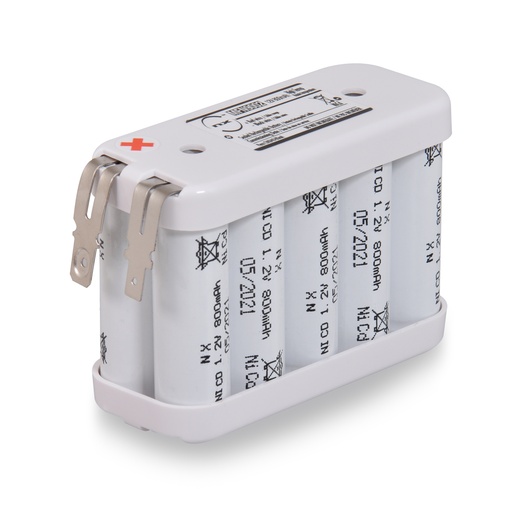 [ENIMFN9002] Unité(s) Batterie eclairage secours 10x AA HT 10S1P 12V 800mAh Faston