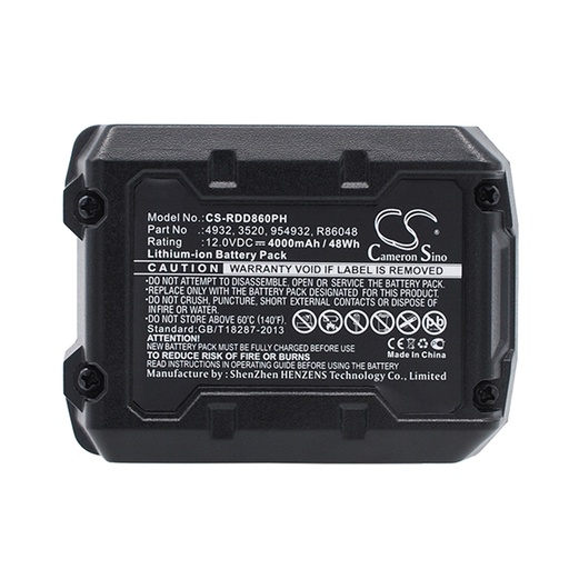 [ENIAML90402] Batterie(s) Batterie outillage électroportatif compatible AEG / Ridgid 12V 4Ah