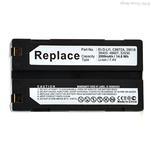 [ENIGPS9001] Blister(s) x 1 Batterie GPS 7.4V 2000mAh