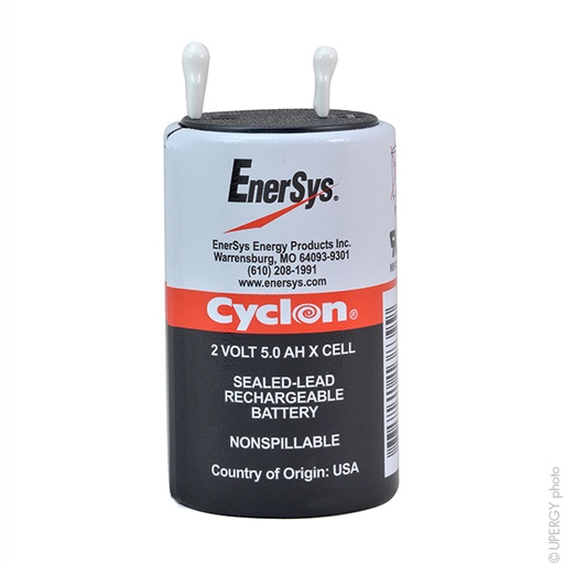 [ENIACP3701B] Unité(s) Batterie cyclon Enersys 0800-0004 (X cell) 2V 5Ah F4.8