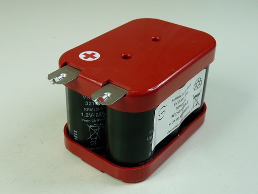 [ENIMFN00154] Pack(s) Batterie Nicd 6x C 5S1P SF ST2 6V 2.5Ah cosse