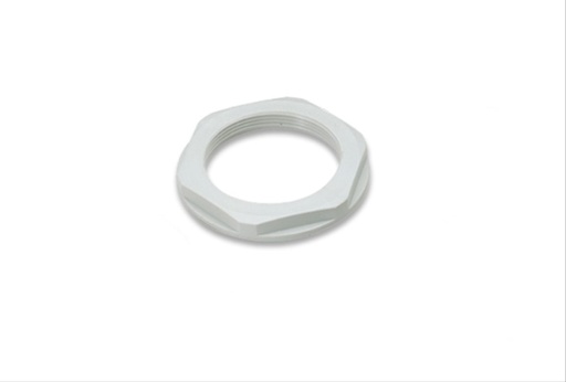 [CEM1143M25] Ecrou en polyamide avec collerette ISO 25 gris (RAL 7035)