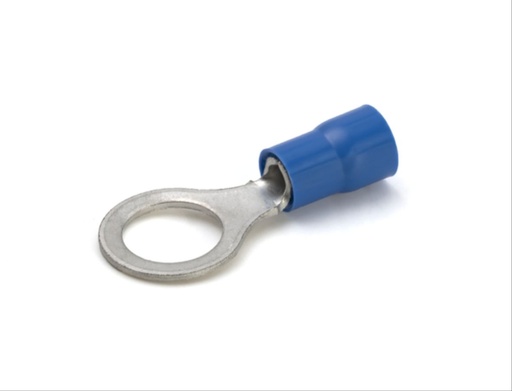 [CEMBFM8] Cosse préisolée ronde bleue (1,5 à 2,5 mm²) - Diam. 8 mm